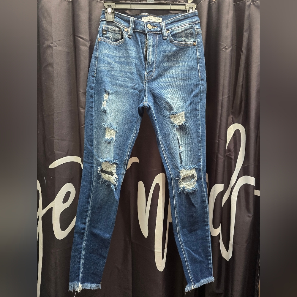 KanCan Ripped Blue Skinny Jeans